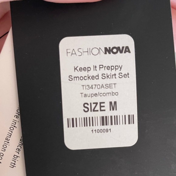 Keep it preppy smocked skirt set - Picture 4 of 4